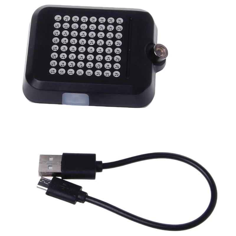Велосипедный задний фонарь автоматический индикатор сигнальная лампа USB