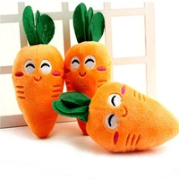 funny vegetables carrot plush toy sound squeaky children toy gift stuffed plant kids birthday gifts