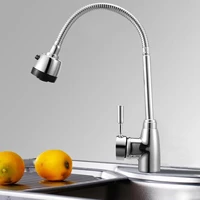 zinc alloy kitchen sink faucet swivel spout cold hot mixer tap 360 degree rotation single handle tap bathroom basin faucet