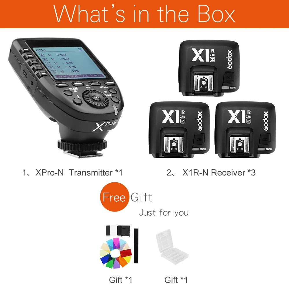 В наличии! GODOX XPro N i TTL 2 4G беспроводной высокоскоростной синхронизатор X system Trigger +
