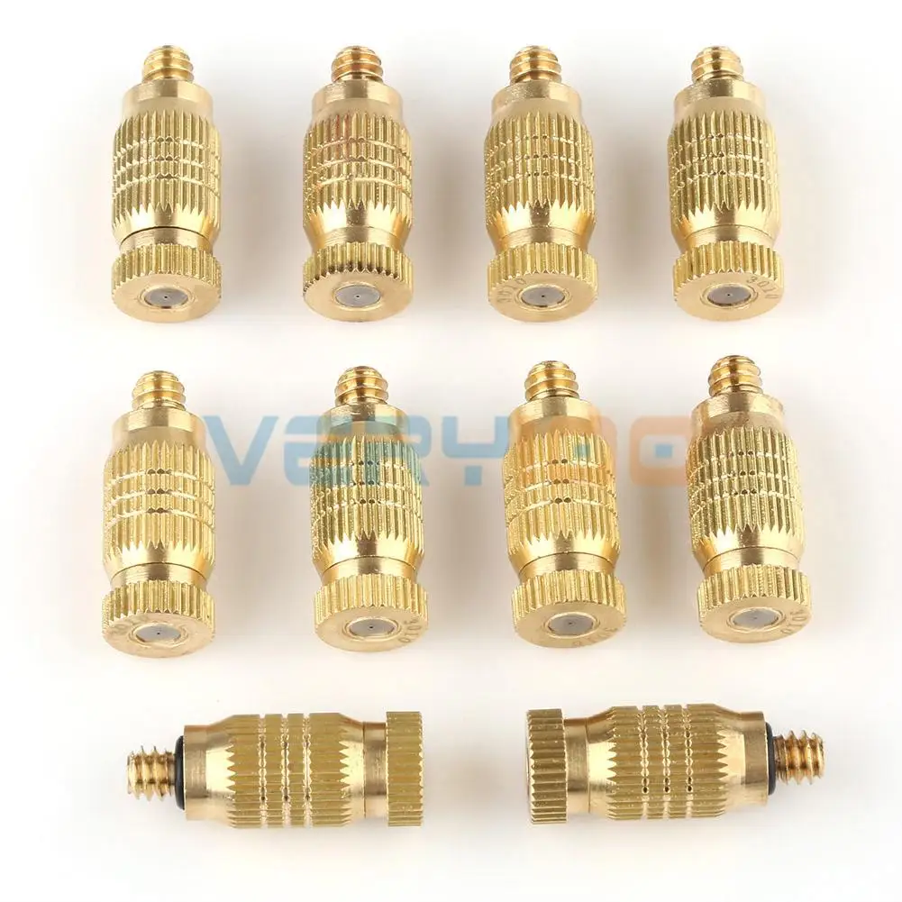 Высококачественная латунная туманная Форсунка высокого давления 10 шт.