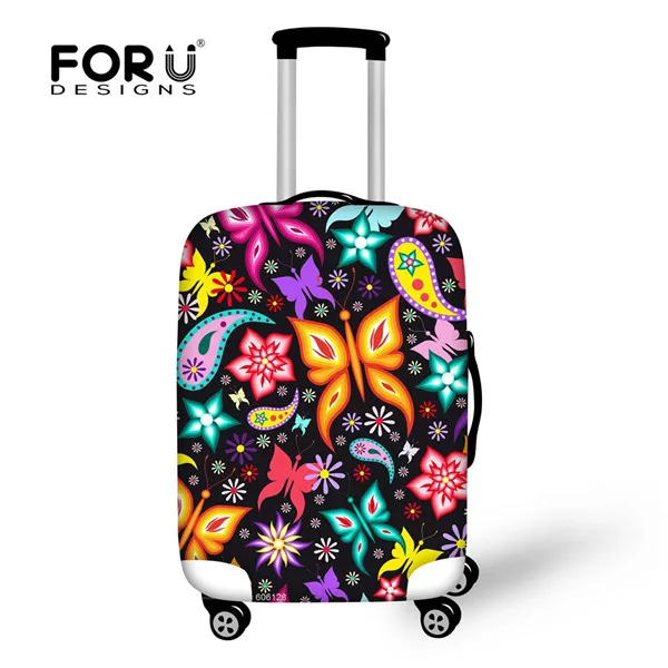 FORUDESIGNS/3D Кленовый лист с принтами, водонепроницаемый дождевик, дорожный багажный чехол для 18 20 22 24 26 28 30 дюймов, чехол для костюма - Цвет: 6693