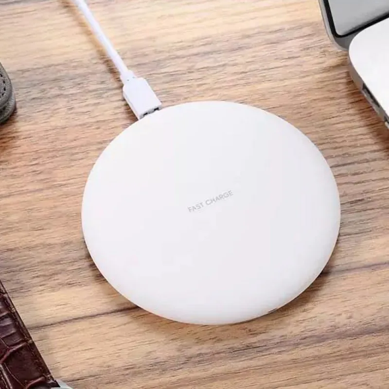 KC-N5 10 Вт QI сертифицированное Беспроводное зарядное устройство круглое быстрое зарядное устройство для iPhone X XR samsung S10 S9 Xiaomi 9 HuaWei P30 Mate20