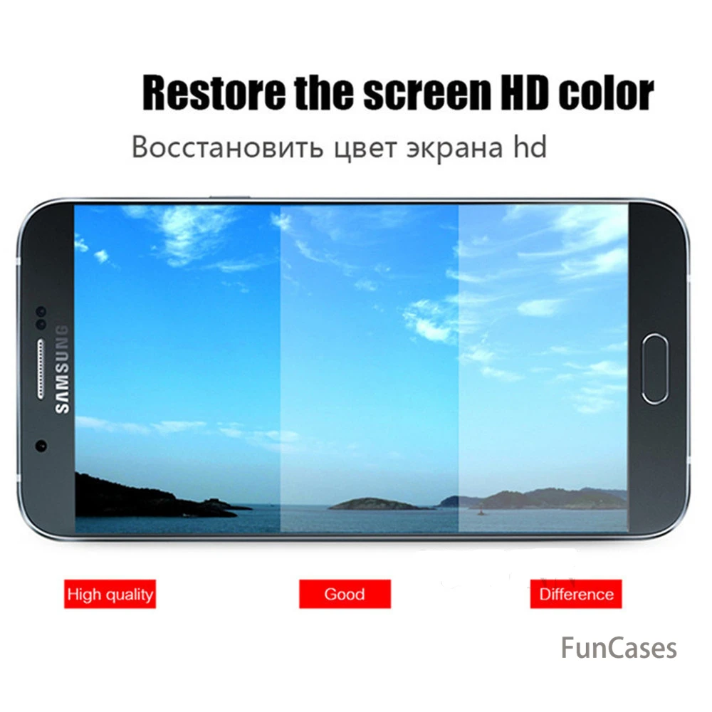 С уровнем твердости 9 H укрепить с настоящим закаленным Стекло для Samsung Galaxy A3 A5 A7 A6