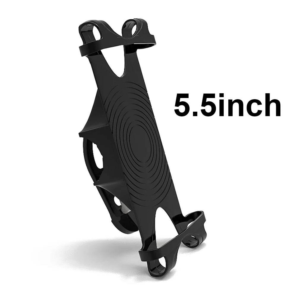 5.5in Black 4~ 6,0 дюймов держатель для велосипеда, держатель для смартфона, держатель для мобильного телефона, держатель для руля, gps подставка, держатель для велосипеда, держатель для телефона, SA-8 - Цвет: 5.5in Black