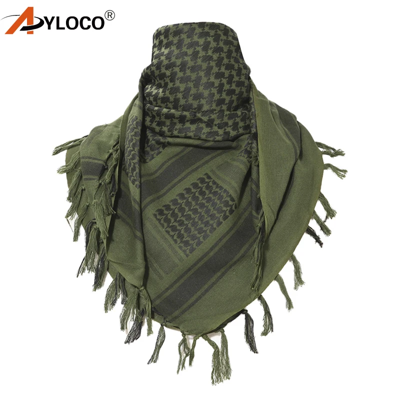 Тактический шарф Дезерт Арабская военный кеффиyeh толстый мусульманский хиджаб