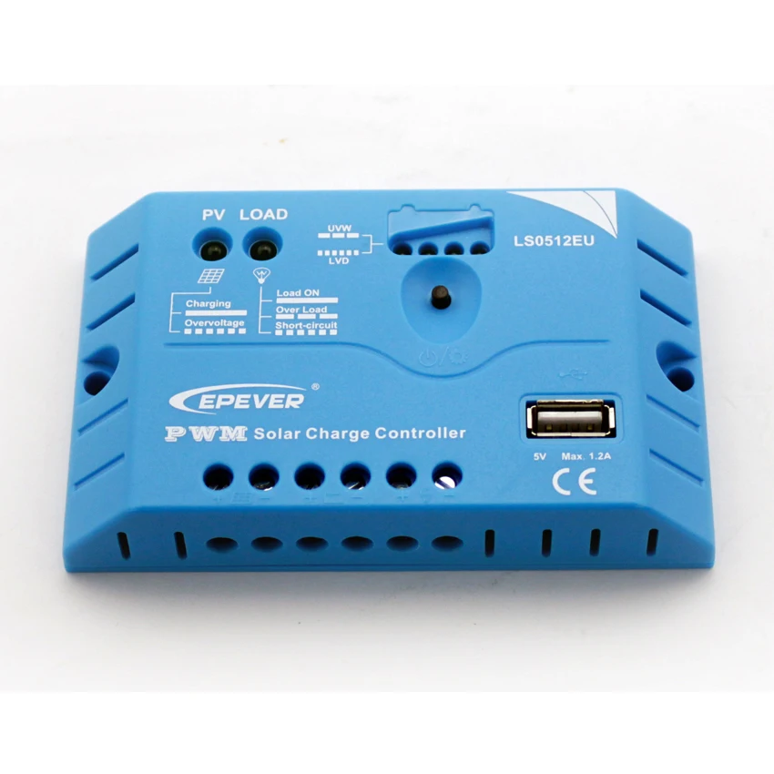 5A LS0512EU EP EPEVER PWM LandStar Solar Charge Controller Regulators With 5V USB | Обустройство дома