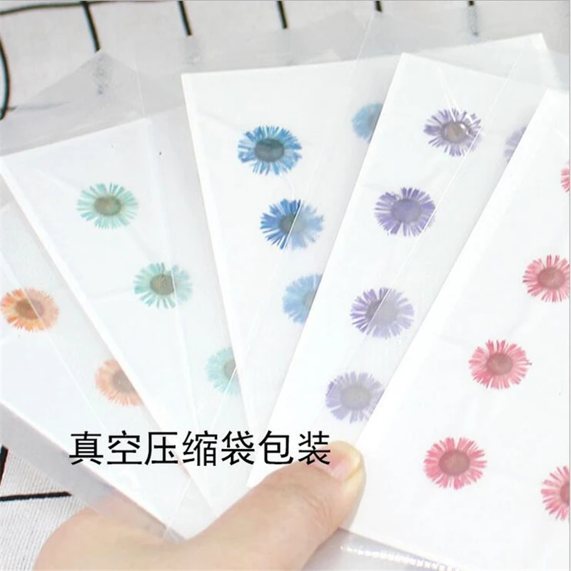 12 шт креативные натуральные высушенные цветы образец растения тисненые разъемы