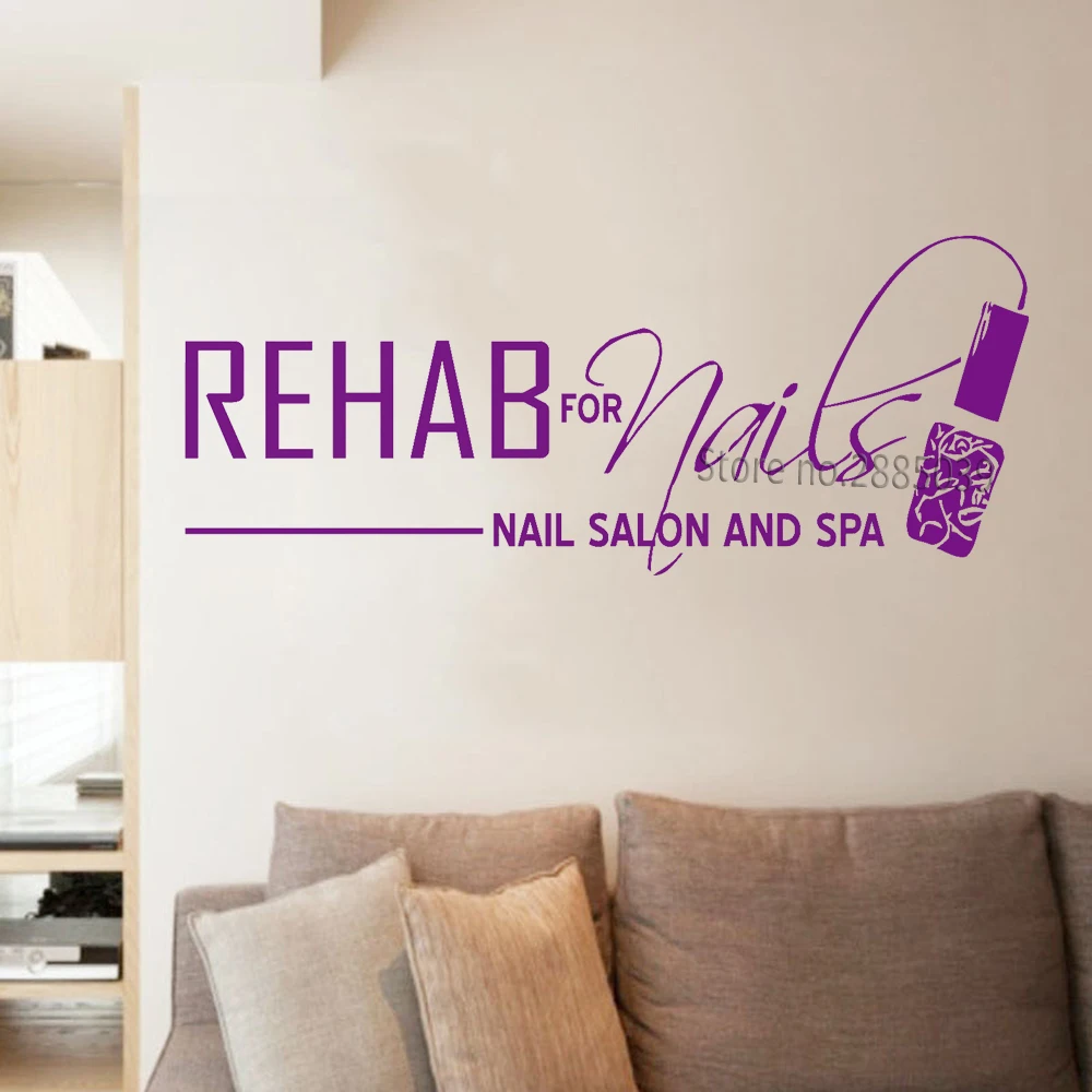 Декоративная Настенная Наклейка для ногтей декоративный постер студийной