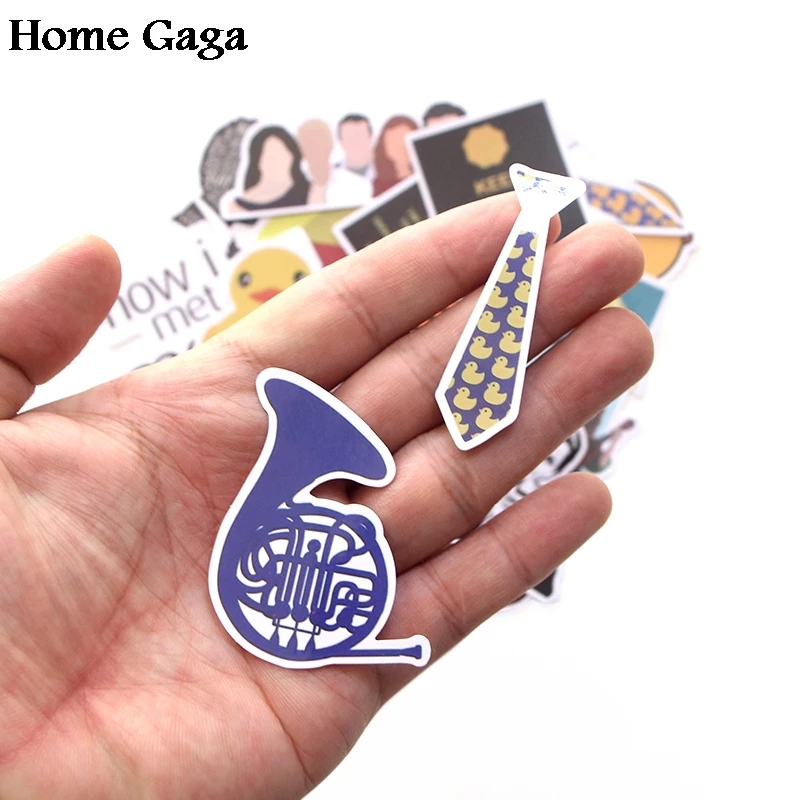 

20sets/lot Homegaga 20pcs/set How i met your mother scrapbooking decals Creative badges decorative stickers notebook phone D1719