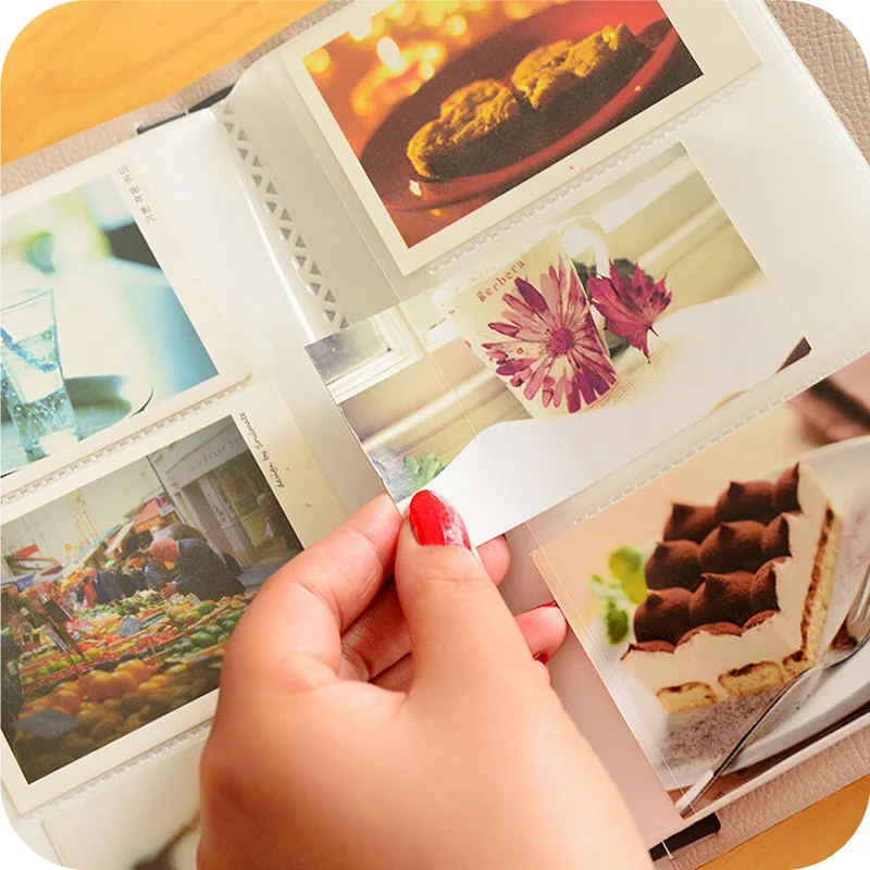 Мини Фотоальбом для мгновенного фотографирования 64 кармана чехол Fujifilm Instax Mini 7s 8