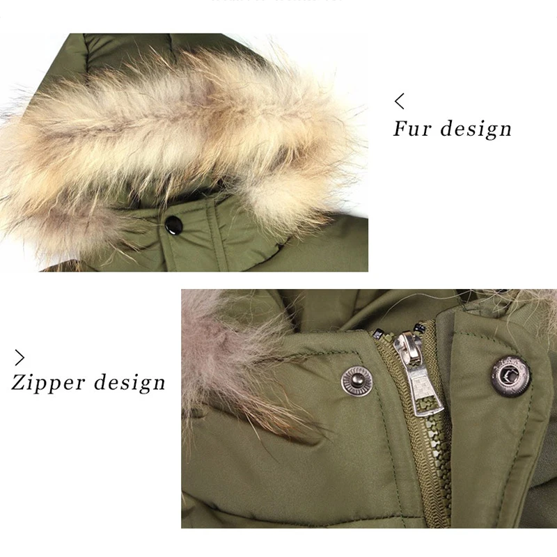 Новинка 2019 детская зимняя куртка для мальчиков модное длинное пальто с меховым