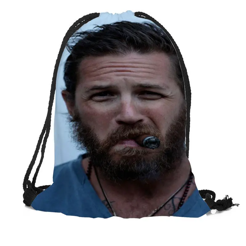 

Custom Tom Hardy Backpack Drawstring Bag Travel Beach School Bag Multi-function Backpack Printing