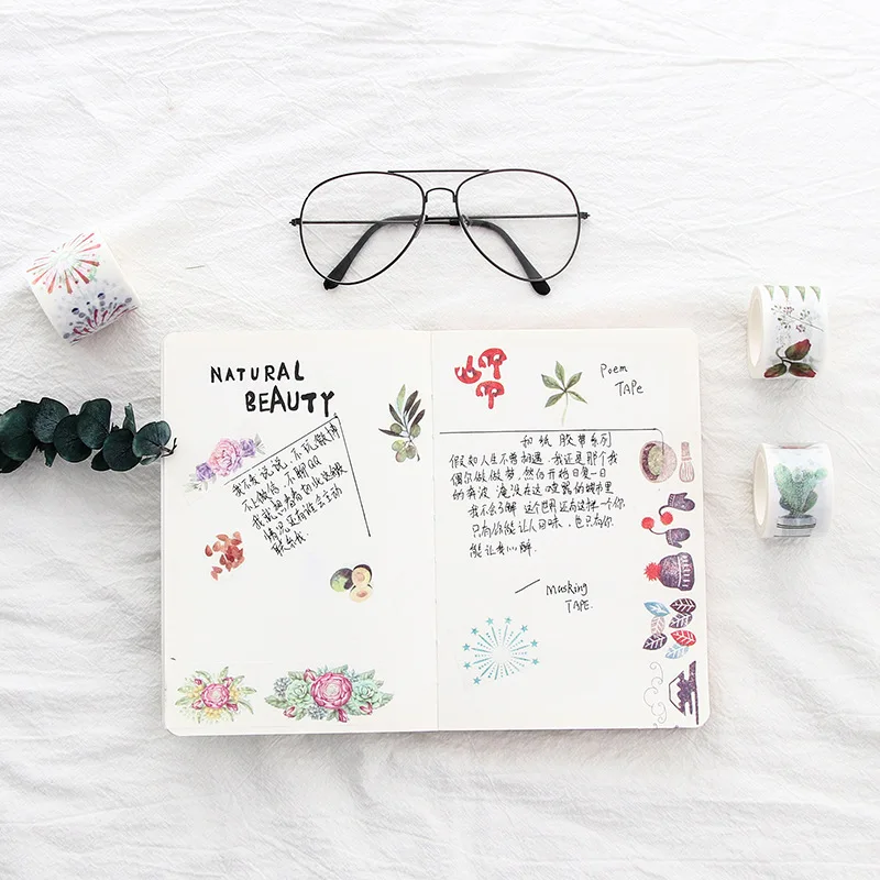 Мультфильм украшение Васи бумажная лента цветок свежесть самоклеящаяся