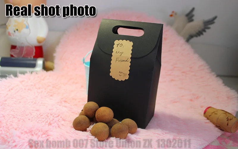 Оптовая продажа 50 шт./лот дешевые мини крафт Упаковочные пакеты милый Подарочный