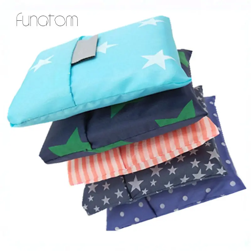 Unisex Foldable Handy Shopping Bag Reusable Tote Pouch Recycle Waterproof Storage Handbags Sample Travel | Багаж и сумки