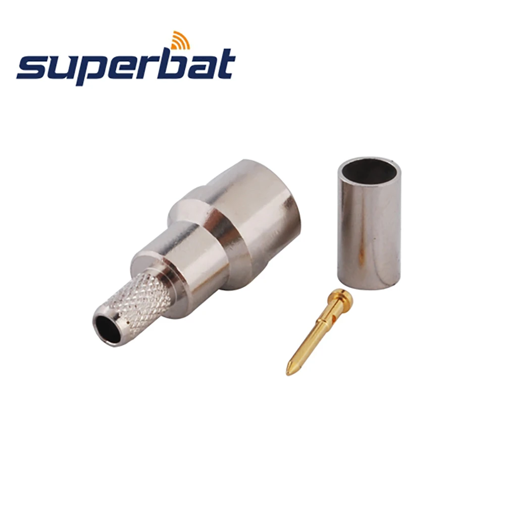 Superbat 10 шт FME обжимной разъем для RG58 RG142 RG400 LMR195|fme male connector|fme malefme connector |