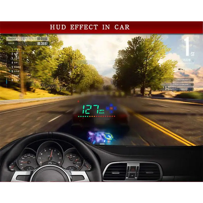 BEESCLOVER gps HUD Цифровой Универсальный HD проекционный дисплей Автомобиль Грузовик