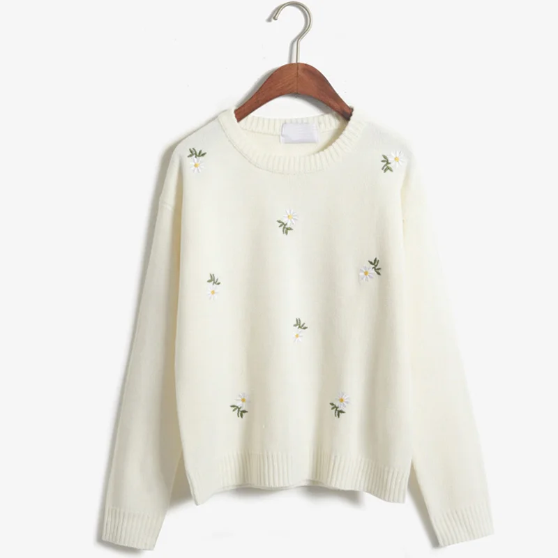 Новый Для женщин Свитеры для осень 2018 Foral печатных одежда с длинным рукавом Мода