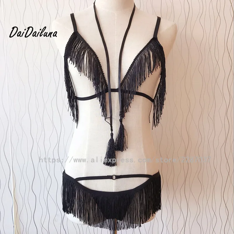 Новинка 2017 Сексуальное Черное Женское нижнее белье с глубоким v образным вырезом