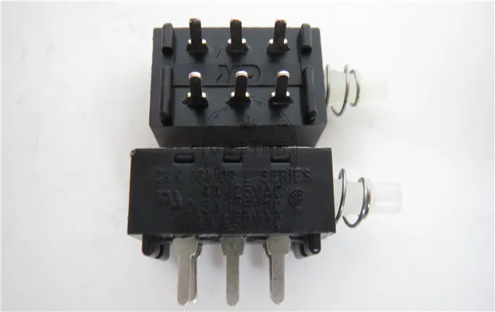Оригинальный новый 100% L212132MV02Q кнопочный переключатель 6pin двухрядный сброса