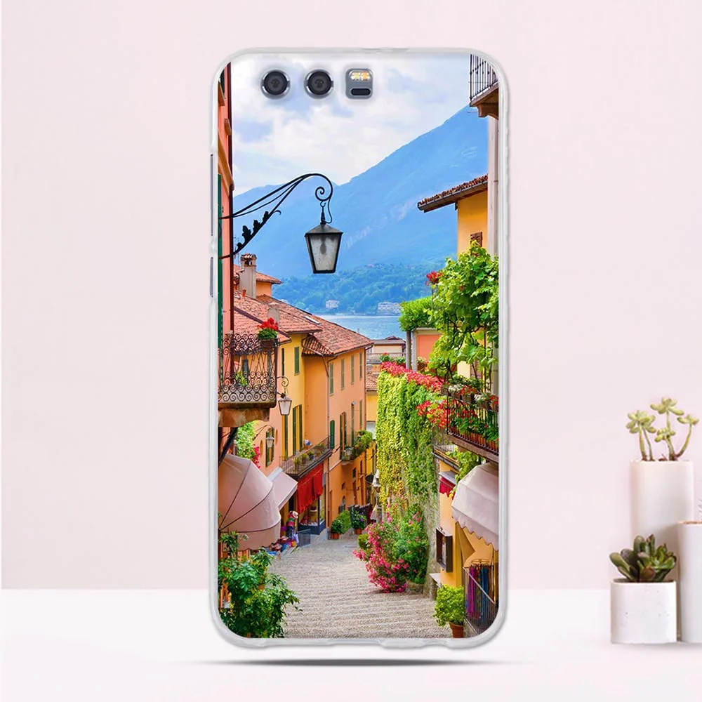 Силиконовые ТПУ чехлы для телефонов Huawei Honor 9 чехол 3D Роскошные милые цветочные