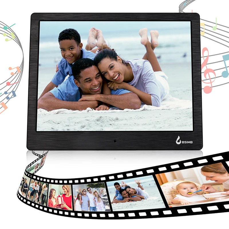 Цифровая фоторамка 10 &quotips Экран 1280*800 4 ГБ цифровая календарь будильник MP3 MP4 фильм