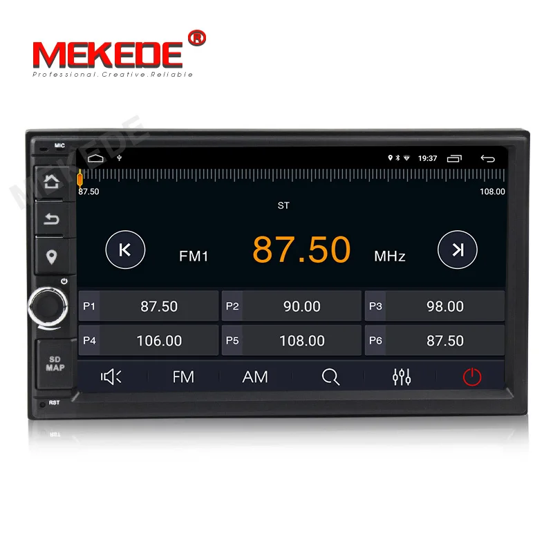 Универсальный мультимедийный плеер MEKEDE 7 &quot 4 ядра 2Din Android 10 0 радио для 2din