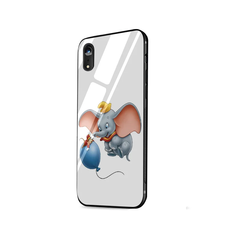 Стеклянный чехол для iPhone 5 5S SE Desxz Dumbo 6 6s 7 8 Plus X XR XS Max |