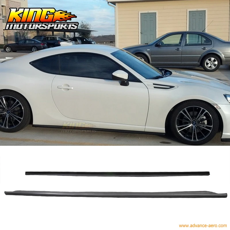 Неокрашенная искусственная кожа для 13 20 FRS Subaru BRZ GT86 FT86 CS style|side skirts| |