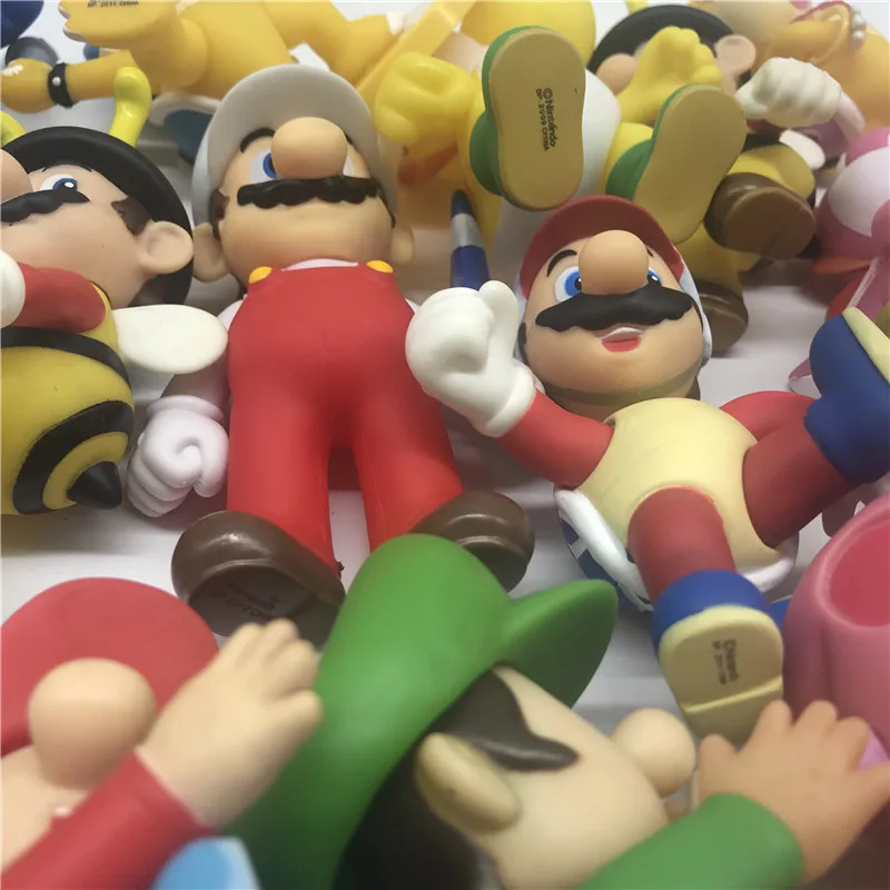 AOSST 13 см Супер Марио куклы игрушки Аниме Mario Bros Боузер Луиджи Купа гриб персик Одиссея ПВХ фигурка модель куклы игрушка