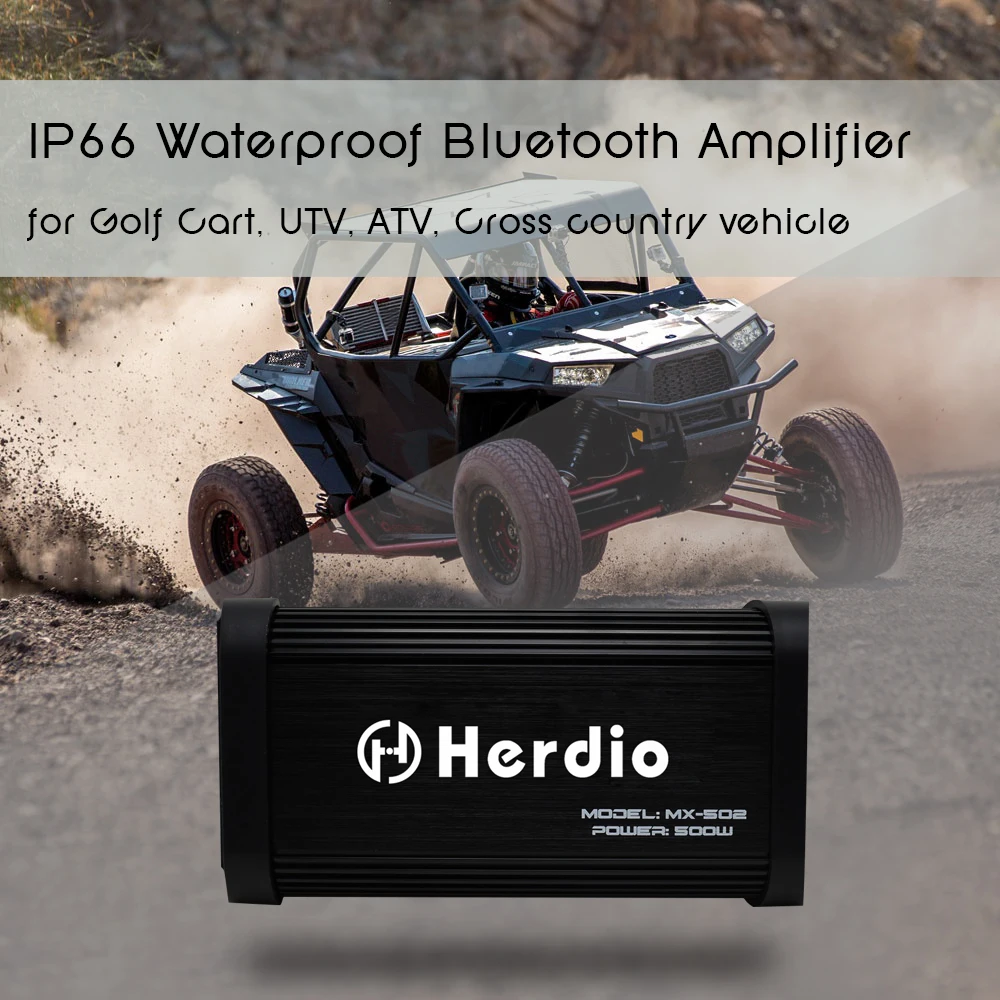 Мотоцикл морской Bluetooth усилитель 500 Вт MP3 плеер Морская Лодка стерео звуковая система для яхты автомобиля с универсальным мотоциклом
