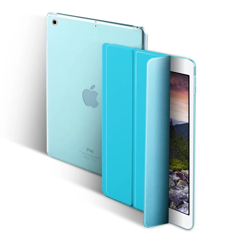 Чехол для iPad 9,7 6-го 5-го поколения, ультра тонкий магнитный чехол-подставка из искусственной кожи, умный чехол для iPad 9,7 дюймов, чехол