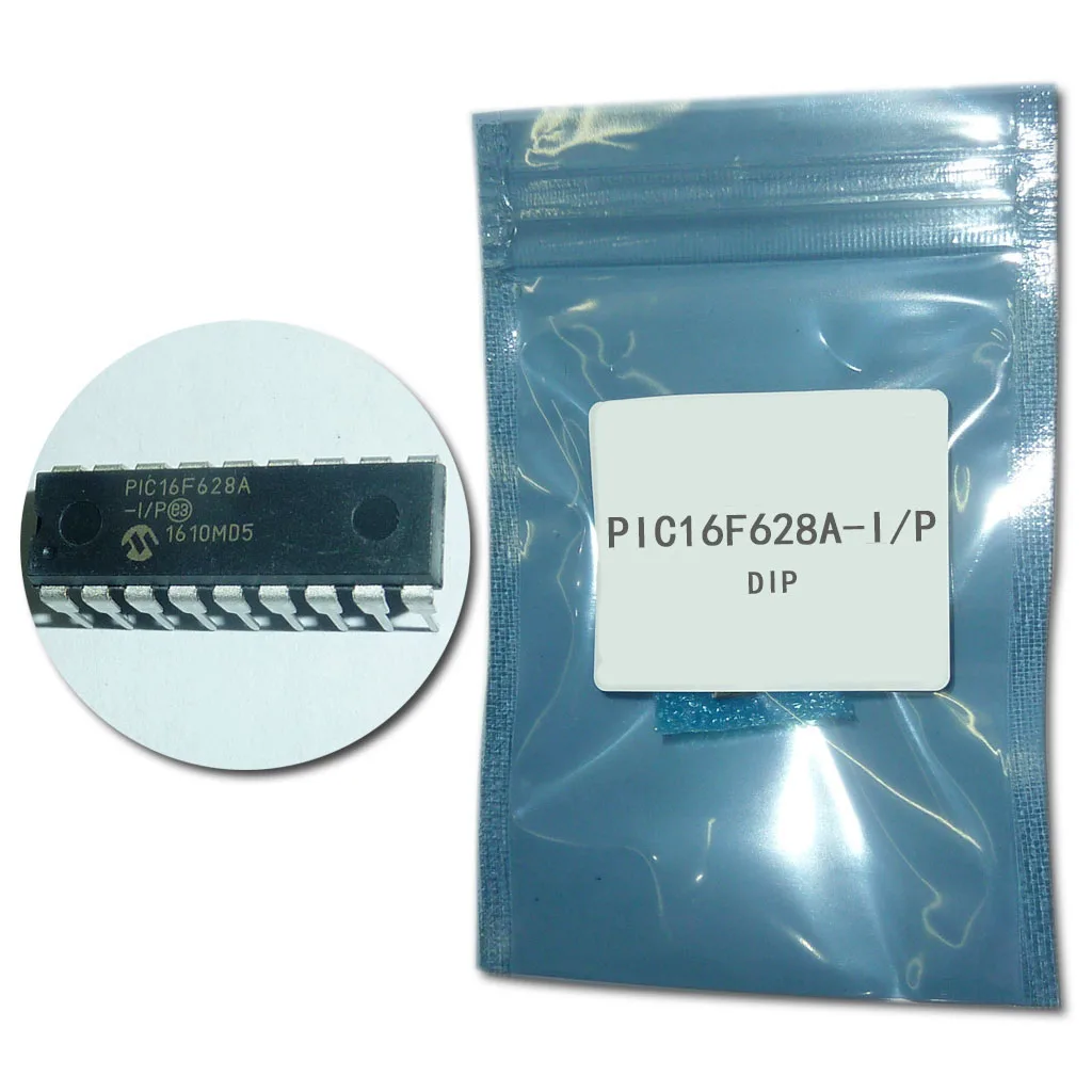 5 шт. PIC16F628A I/P PIC16F628 DIP на основе флэш памяти 8 битный CMOS микроконтроллеры IC чип|p p| |