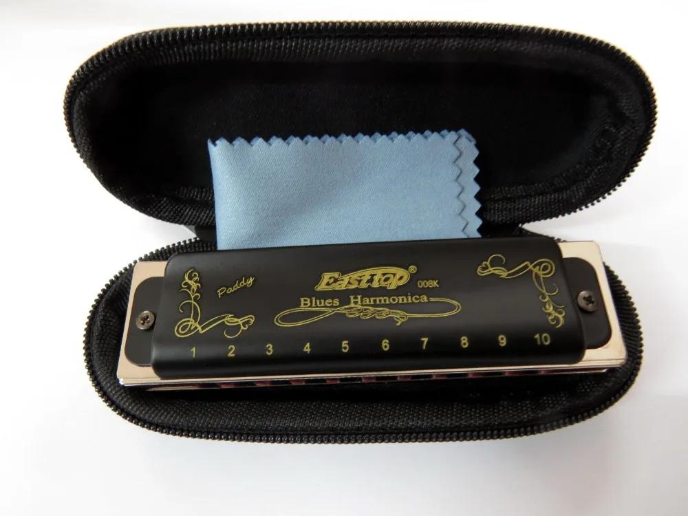 EASTTOP organ T008K Blues harp key of Paddy C blues профессиональная Губная гармошка с 10 отверстиями