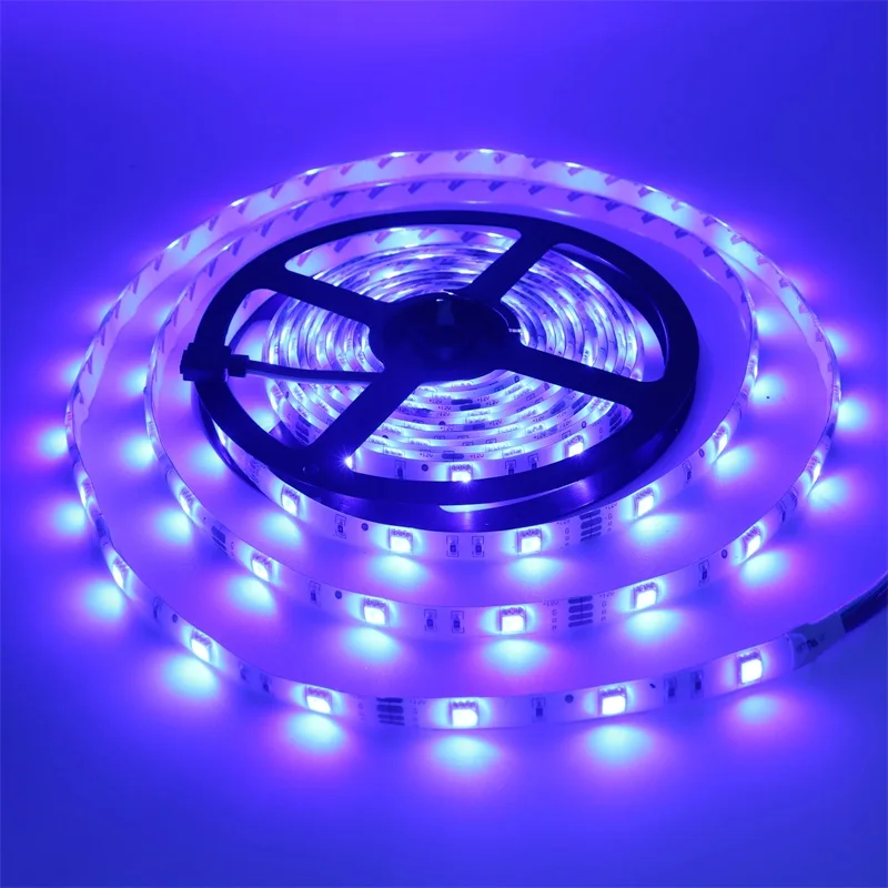 SZYOUMY 5 м SMD светодиодные полосы 5050 Светодиодные полосы света водонепроницаемый RGB гибкий линейный светодиодный лента Диодная лента с ИК-пультом дистанционного DC 12 В адаптер