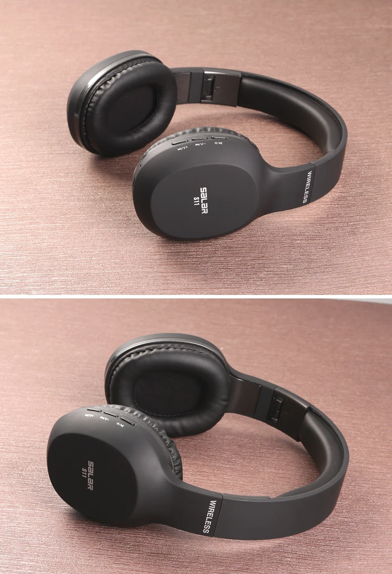 Salar S11 беспроводные наушники Bluetooth 4,2 гарнитура складные bluetooth-наушники Игровые наушники с микрофоном для телефона ПК компьютера