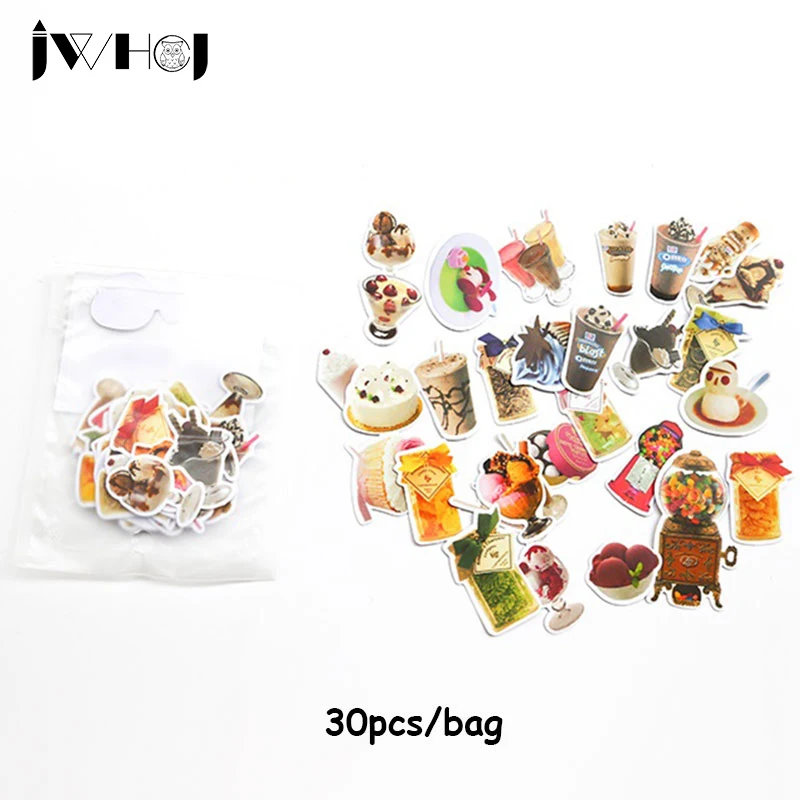 30 шт./пакет сладкие напитки бумажные наклейки миньонов для детей diy ручной работы