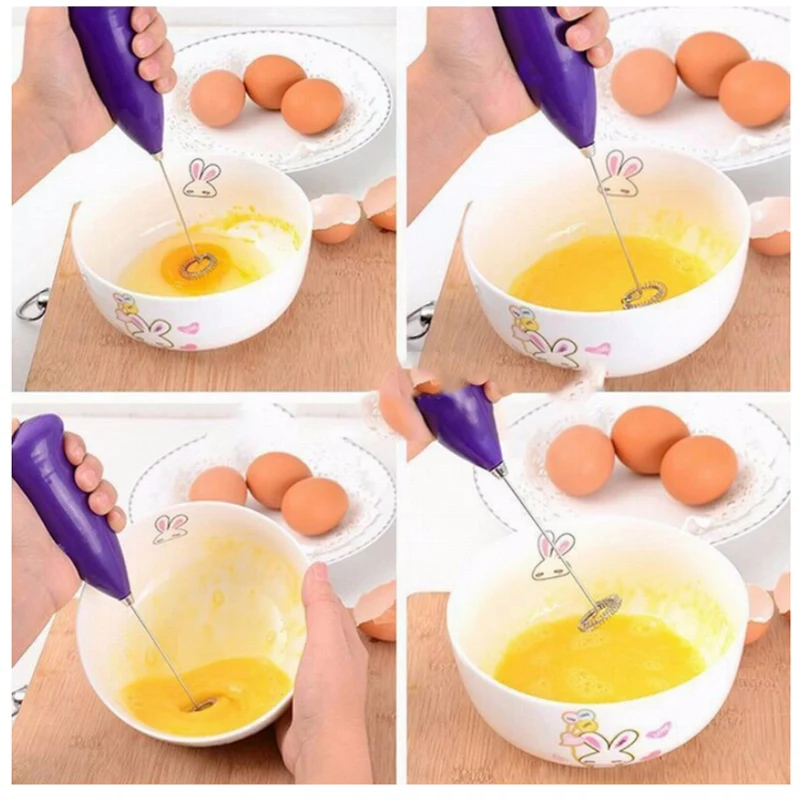 1 шт. Миксер для кофе молока напитков Электрический взбиватель пенообразователь