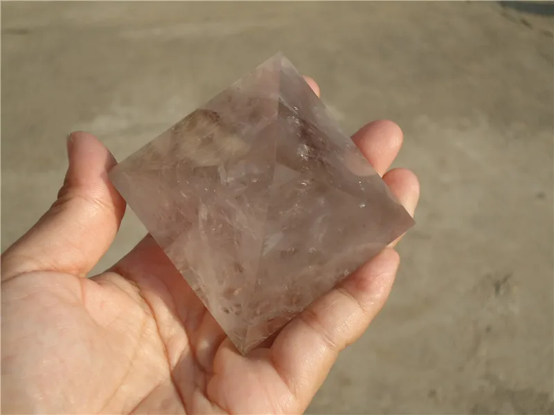 

265g Natural Smoky Quartz Crystal Pyramid Healing China LA1233