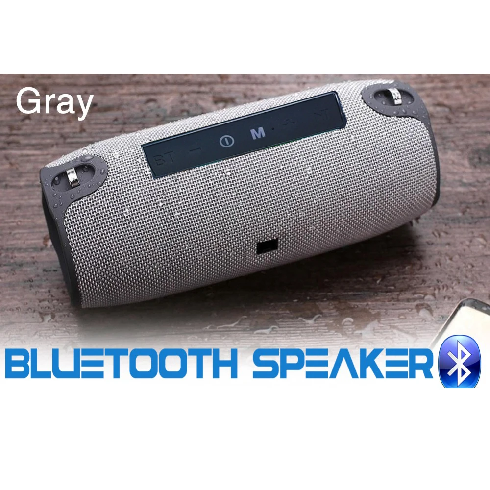 Стерео Портативный беспроводной Bluetooth динамик открытый бас водонепроницаемый