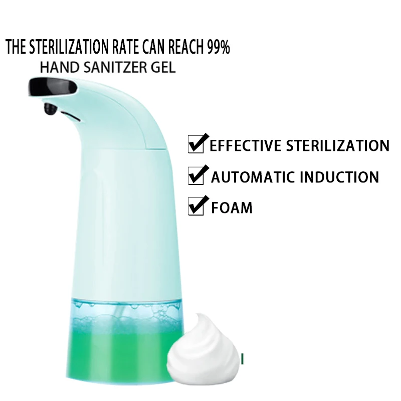 

250ml Foam Hand Wash Machine Automatic Foaming Soap Dispenser Smart Sensor Touchless Hand Washer for Home Company