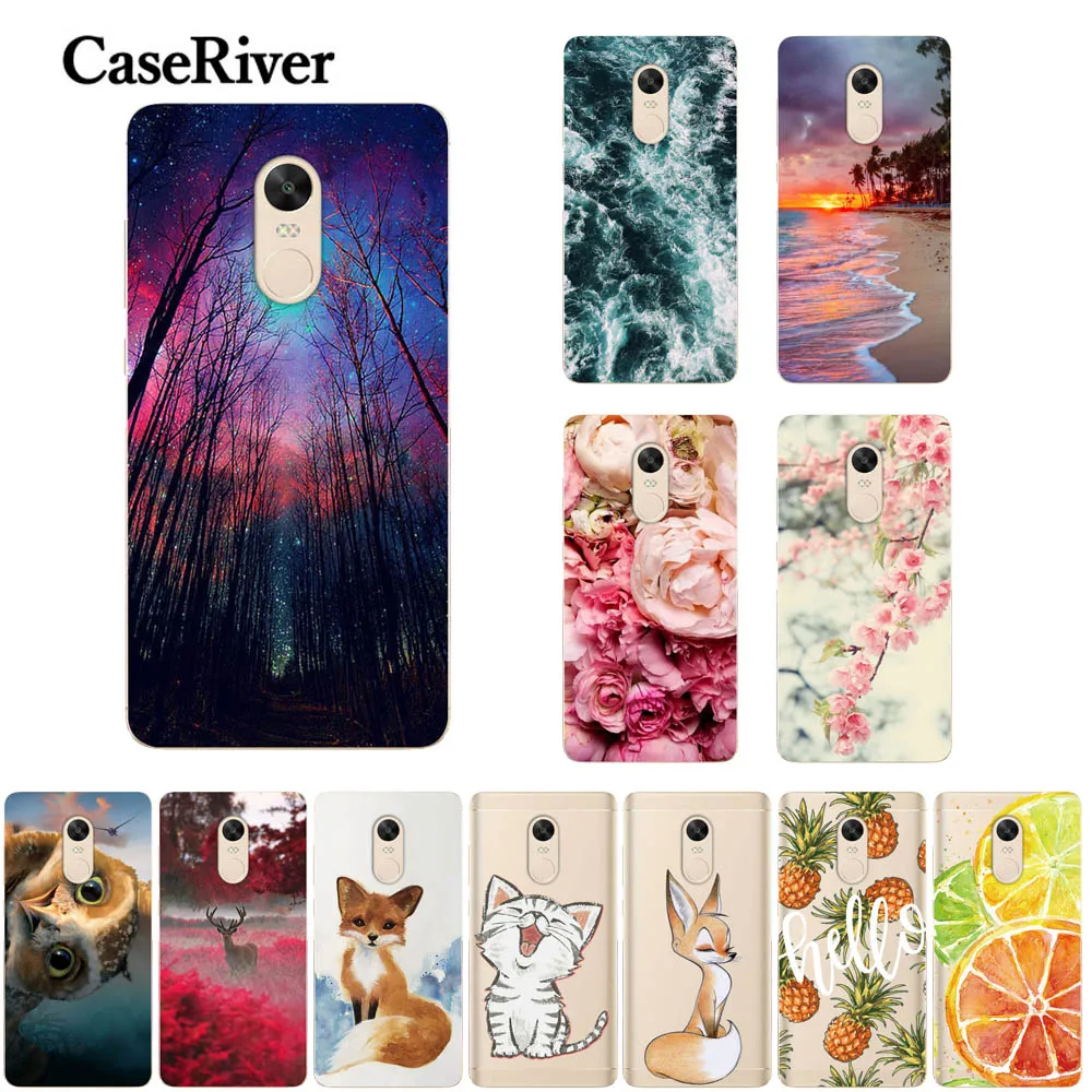 CaseRiver чехол для Xiaomi Redmi Note 4X мягкий силиконовый из ТПУ защитный накладка|case for