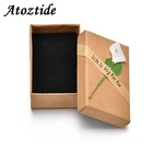 Atoztide 1 шт. красный органза сумка на шнуровке черный бархатный мешочек для упаковки ювелирных изделий демонстрация свадебной вечеринки украшение подарочная коробка
