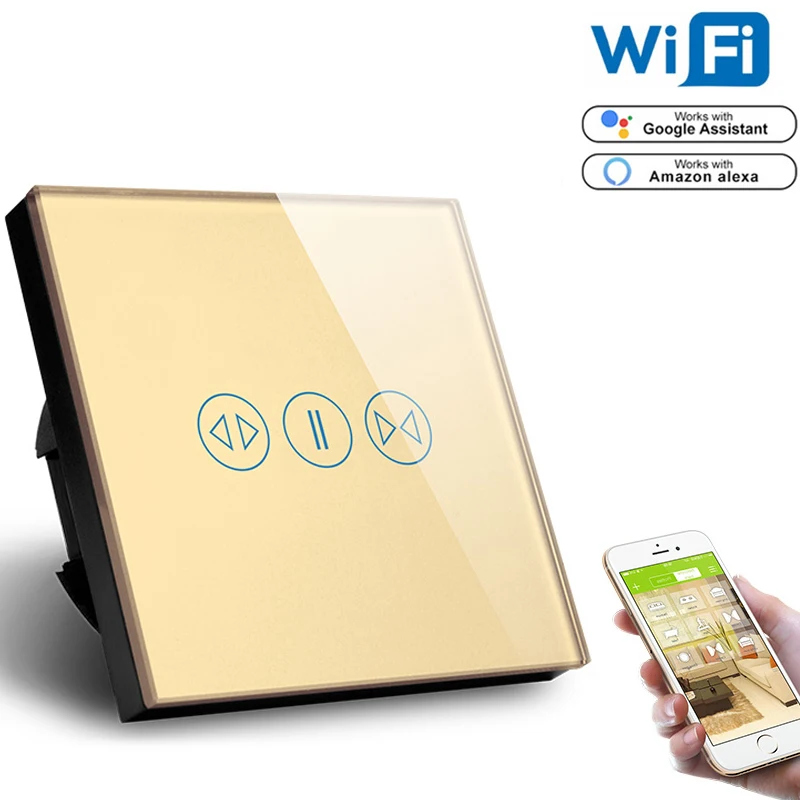ASEER Tuya Smart Life WiFi занавес переключатель для электрического шторного затвора Google