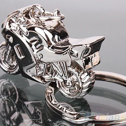 Кольцо для ключей мотоцикла Bluelans Серебристый Брелок | Украшения и аксессуары