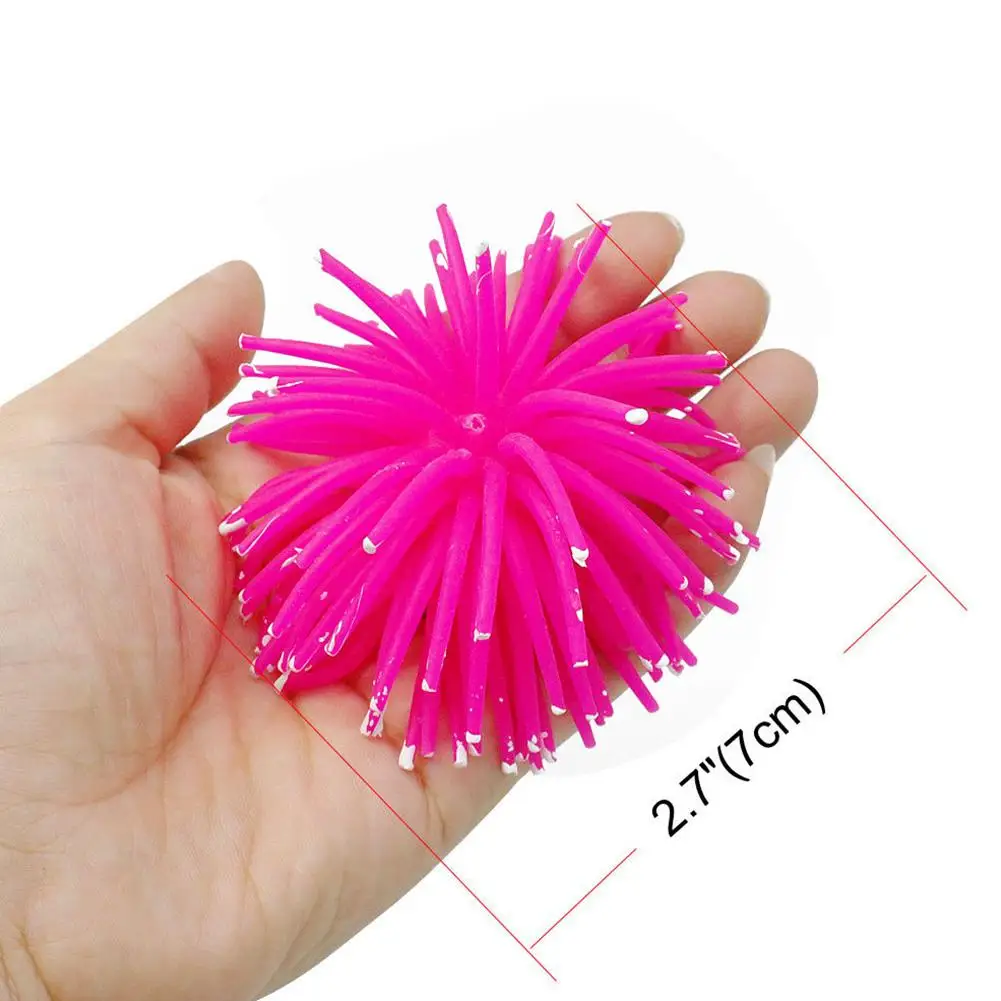 MeterMall Aquarium Supplies Swing Tank Decorations mini Simulation Sea Urchin Ball 6 colors | Дом и сад