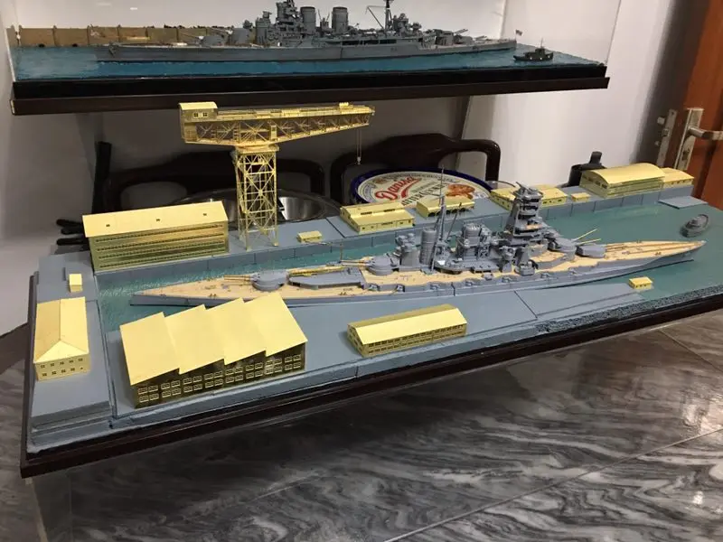 1/350 Scale для пристани во время Второй мировой войны |