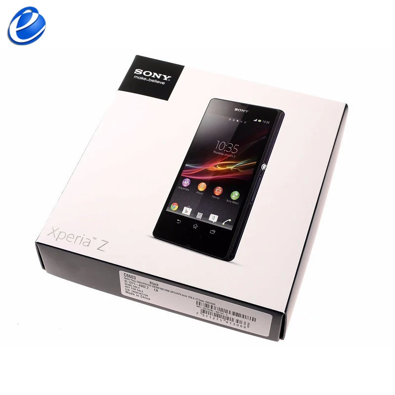 Мобильный телефон sony Z L36h C6602 C6603 3G и 4G LTE NFC 5," четырехъядерный Android 2G ram 16GB rom wifi gps