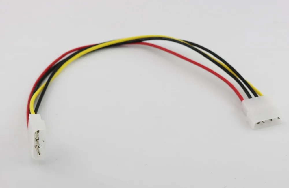 10 шт. удлинитель питания 4 pin LP4 Molex штекер к штекеру адаптер разъем 30 см 1ft|Кабели
